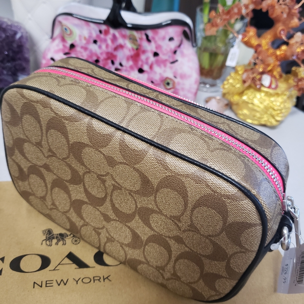 NWT Coach Court Floral Crossbody - Picture 5 of 11